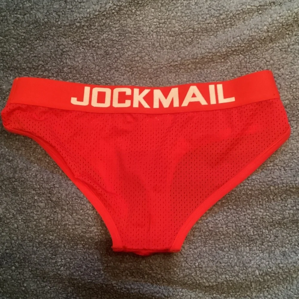 Jockmail red mesh brief - Picture 4 of 4